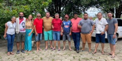 *ADESÕES DE LIDERANÇAS E UNIÃO DAS OPOSIÇÕES.  Pré-candidatos à prefeitos de Presidente Medici encontraram-se neste sábado (20)*