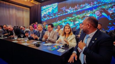 Ao lado de Brandão, Iracema Vale participa de reunião do Grupo de Trabalho de Economia Digital do G20
