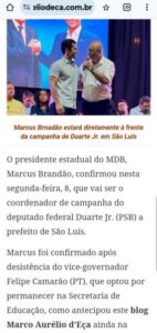 Golpe baixo de Camarão, ou: Situação de Duarte Jr complicou-se…