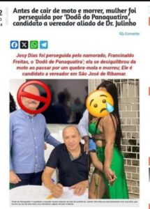 Baixaria eleitoral 2024? Grupo de Raposa atacando prefeito de Ribamar usando foto de mulher morta?