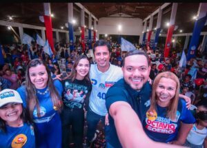 Uma campanha de sentimento de coração, faz Octávio levar uma grande público e sacudir a campanha na capital