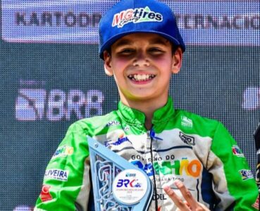 Maranhense Matias Dominguez é vice-campeão brasileiro de Kart em sua estreia na categoria Cadete