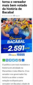 Os destaques da política do Maranhão vão para João Alberto e Roberto Costa….