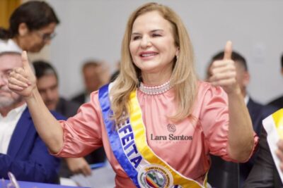 Maura Jorge  toma posse para o 4º mandato de prefeita da sua terra natal Lago da Pedra
