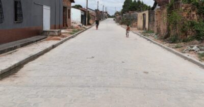 Maracaçumé: Prefeitura conclui pavimentação da rua São Sebastião e segue asfaltando mais ruas do bairro da Mangueira