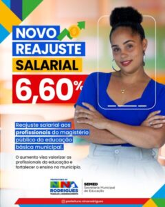 Prefeito Jones Braga anuncia reajuste salarial e novos investimentos na educação de Nina Rodrigues