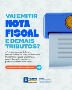 Novo Portal de Serviços Tributários da Prefeitura de Timon já está em funcionamento