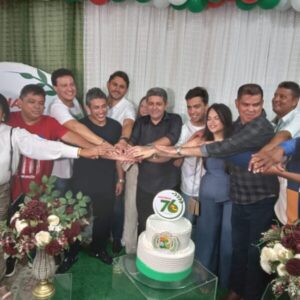 O prefeito Newton Everton e o vice-prefeito Cabeça de Sebastião recebem grandes autoridades para celebrar os 76 anos de Matinha com grande festa