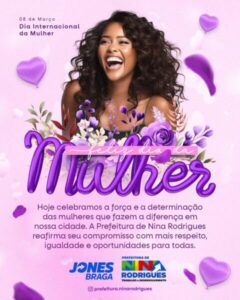 Prefeitura de Nina Rodrigues homenageia as mulheres pelo seu dia