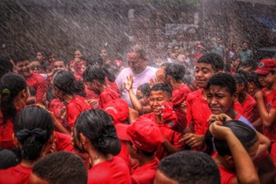 Batizado e banho marcam o início do Colégio Militar 2 de Julho em Paço do Lumiar