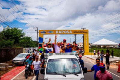Brandão entrega obras de requalificação do retorno do Olho d’Água/Araçagy e da Estrada da Raposa