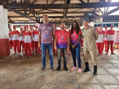Cestinha Social visita Colégio Militar 2 de Julho abrindo espaço para novos atletas