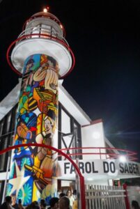 Em Timon, Farol do Saber é revitalizado e ganha nova vida com arte urbana