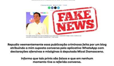 Felipe Camarão é alvo de trama orquestrada por fake news em site apócrifo