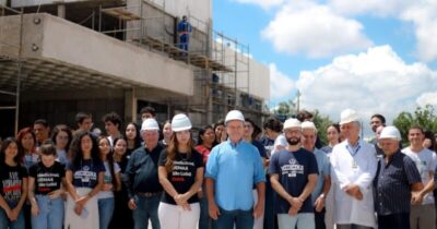 Em São Luís, Brandão realiza vistoria técnica no prédio de Medicina da Uema e anuncia projeto de lei destinando 50% das vagas para alunos de escola pública