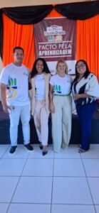 Professora Aline Lima ministra palestra no lançamento do Pacto EJA em Coroatá-MA