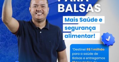 Deputado Pará Figueiredo destina R$ 1 milhão para fortalecer a saúde em Balsas