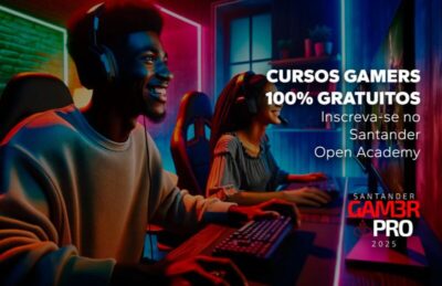 Maranhenses podem concorrer a 8 mil bolsas de estudo gratuitas para e-sports no Santander Gamer Pro