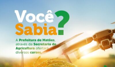Oportunidade no Campo: Prefeitura de Matões oferece cursos gratuitos para a população