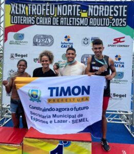 Com apoio da Prefeitura, atletas timonenses brilham na Copa Norte-Nordeste de Atletismo em Recife