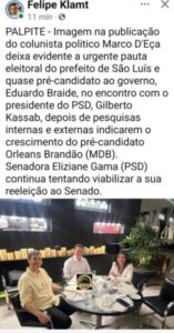 Na mesma foto: brilho e escuridão…