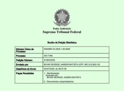 Assembleia Legislativa protocola nova petição no STF sobre escolha de conselheiros do TCE/MA