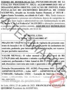 AGERP aluga prédio de dinistas em Codó e fortalece oposição. Governador Brandão sabe disso?