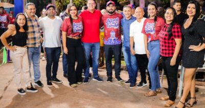 *Dudu Diniz e Vinícius Ferro prestigiam Arraial da Família em São José de Ribamar*