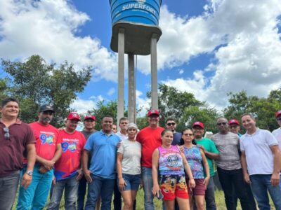 Prefeito Zé Martins vistoria cinco novos sistemas de abastecimento de água em comunidades rurais de Bequimão