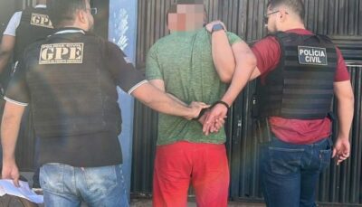 EM RESPOSTA RÁPIDA, POLÍCIA CIVIL PRENDE SUSPEITO DE SEQUESTRAR E ESTUPRAR MENOR DE IDADE, EM TUNTUM
