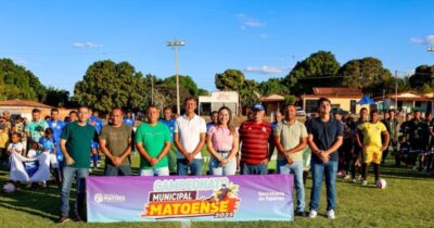 Prefeitura de Matões e Secretaria de Esportes promovem abertura emocionante do Campeonato 2025