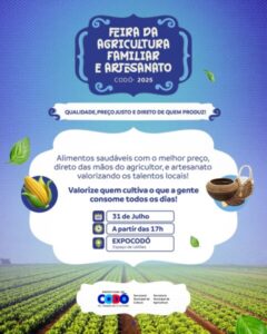 Prefeitura de Codó promoverá a 3ª edição da Feira da Agricultura Familiar e Artesanato na EXPOCODÓ