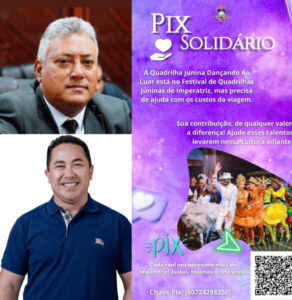 Sem apoio da Prefeitura de Pinheiro, Quadrilha Junina “Dançando ao Luar” recorre a Pix solidário para participar de festival em Imperatriz