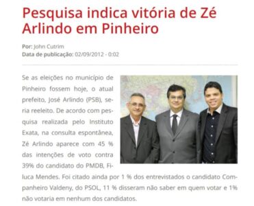 Instituto Exata nunca acertou em Pinheiro e continua no erro