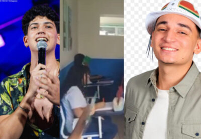 Enquanto Andre da Ralp Net gasta quase R$ 1 milhão com shows, alunos sofrem com calor em sala de aula em Pinheiro