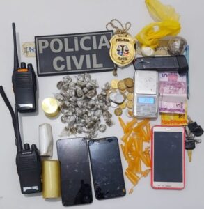 POR TRÁFICO DE DROGAS, HOMEM É PRESO PELA POLÍCIA CIVIL EM CURURUPU