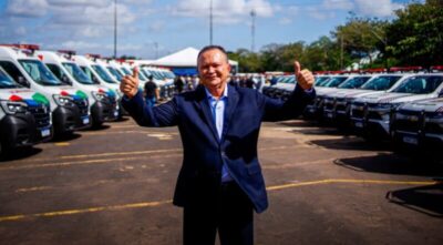 Brandão entrega 71 ambulâncias e 40 viaturas para reforçar saúde e segurança no estado.