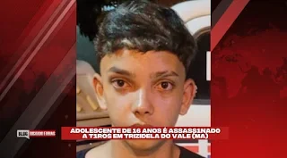 Jovem de 16 anos é executado a tiros em Trizidela do Vale