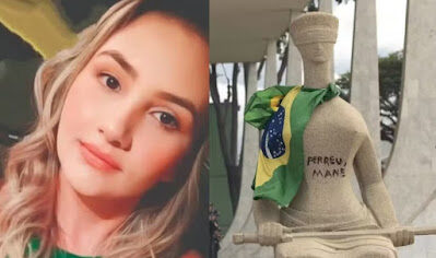 PL Avalia Candidatura De Débora Rodrigues, Que Pichou Estátua Do STF, Em 2026