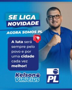 Kelson Vinicius se filia ao PL e adere ao grupo do deputado João Batista Segundo em Pinheiro