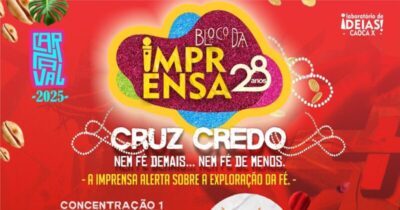 Bloco da Imprensa cai na folia, neste sábado, às 19h, no Lampiões Buteco