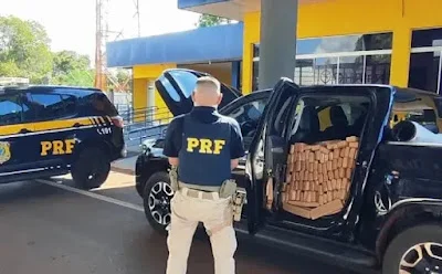 PRF apreende 2,8 toneladas de maconha em duas ocorrências na BR-267
