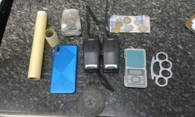 POLÍCIA MILITAR DE SANTA HELENA REALIZA PRISÃO DE INDIVÍDUO PELO CRIME DE TRÁFICO DE DROGAS
