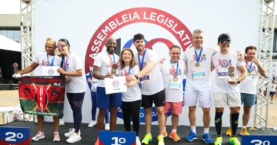 Vencedores da corrida da Alema celebram iniciativa da Casa em favor do esporte