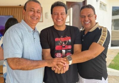 Camarão e Marcus Brandão comemoram ‘a amizade’ durante almoço de domingo