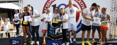 Vencedores da corrida da Alema celebram iniciativa da Casa em favor do esporte