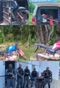 URGENTE: Polícia Militar desarticula esquema de desmanche de Motos em Palmeirândia