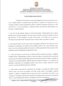 NOTA DE ESCLARECIMENTO