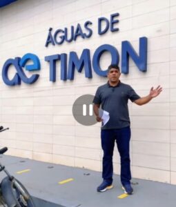 Com vídeo: Vereador Uilma quer saber por que ainda falta água no Residencial Novo Tempo, em Timon