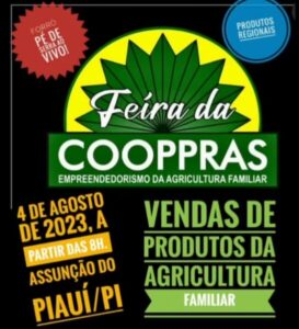 Cooppras realiza sua primeira feira regional na cidade de Assunção do Piaui